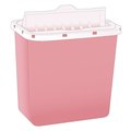 Oasis Sharps Container, 2 Gallons, Locking Top Flap, Polypropylene, Each SHARP-2G